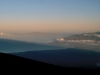 Kihei town and Maalaea Harbor from Mt Haleakala (Lanai in background)